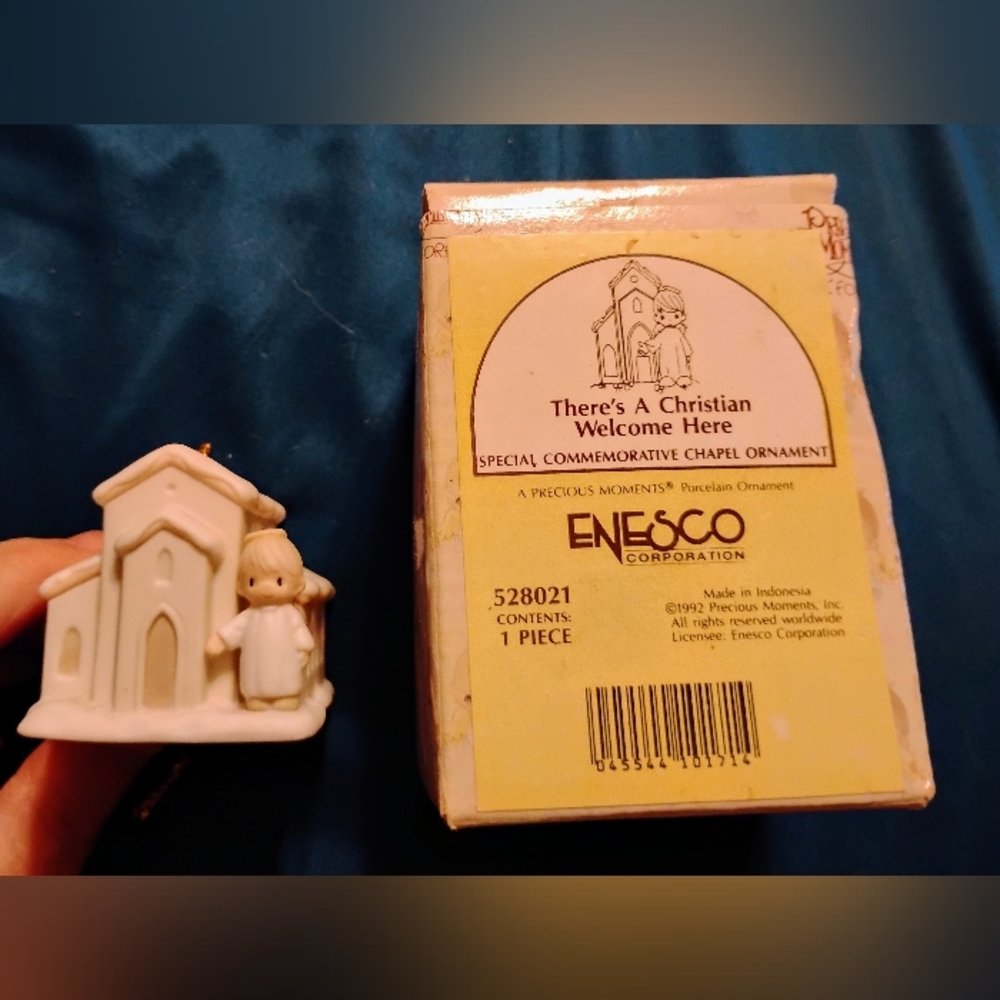 Vintage Precious Moments Christian Ornament Enesco